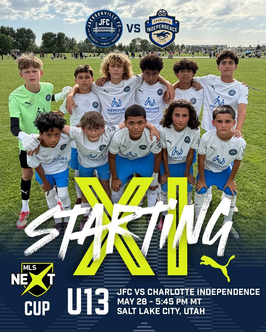Locked in and ready for the next challenge.

The U13s are back on the field this evening at MLS NEXT Cup after an impressive 3-2 comeback victory earlier today. Now it's time to turn the page and focus on the next one.

Good luck to the boys as they 