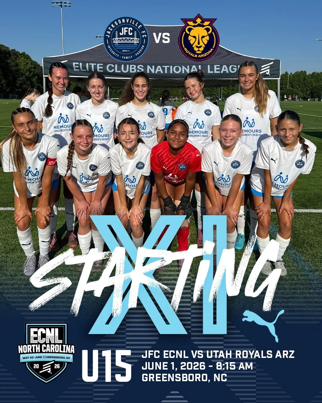 Final day complete in North Carolina.

Our U15, U16, and U17 ECNL Girls wrapped up the ECNL North Carolina Showcase today, closing out a weekend full of competition, team moments, and time together on the road.

There&rsquo;s no better way to finish 