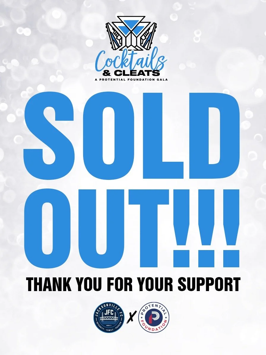 SOLD OUT!

Together, we're changing lives.

Thank you to everyone who has supported our JFC &amp; Protential Foundation Cocktails &amp; Cleats Gala. Your generosity helps create more opportunities for young people throughout our community.

We look f