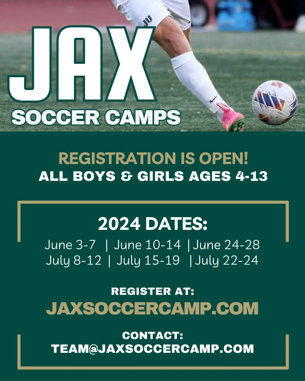 2024 Summer Camps — Jacksonville FC