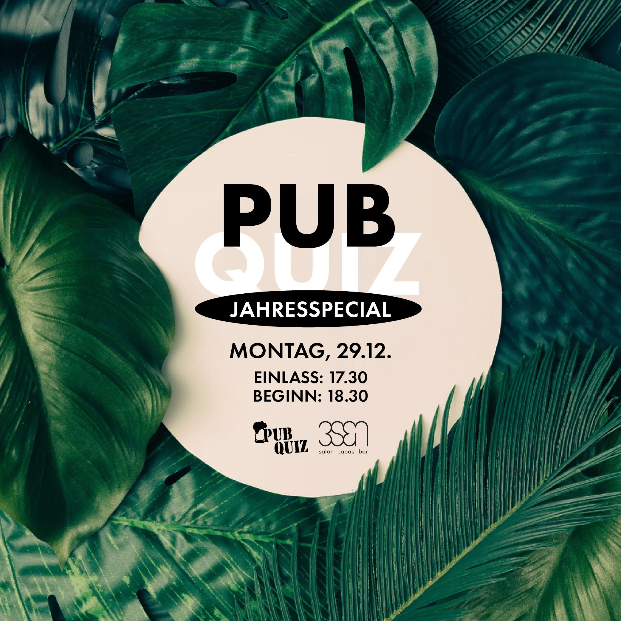 Pub Quiz @3SEIN (Jahresspezial)