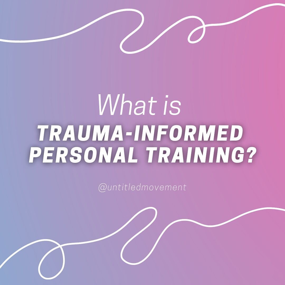 I am a Trauma-Informed Personal Trainer who is honored and equipped to serve people who are seeking movement guidance facilitated with humanity, care and compassion. The fitness industry is finally beginning to change and diversify. Through this appr