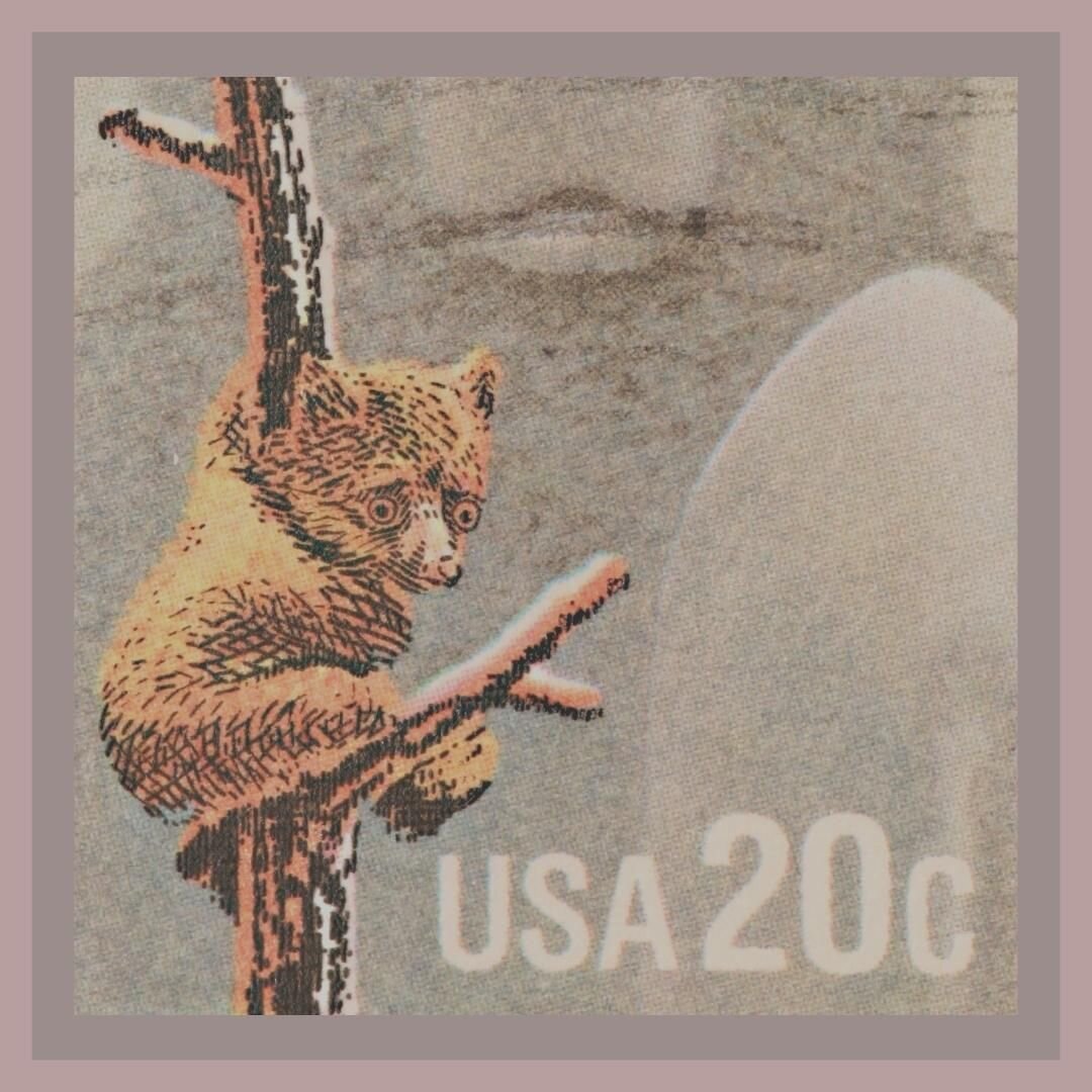 Sometimes our bears are scared. 

📸: vintage Smokey Bear postal stamp cir. 1976