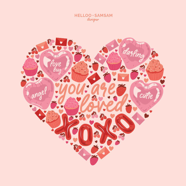 Download Digital Artwork Heart Shape Aesthetic Valentines Day Wallpaper   Wallpaperscom