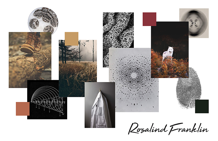 Above is the second/refined version of the mood board where I narrowed my color palette and imagery. I ultimately decided to go back to the more colorful version of the first mood board in the final version.