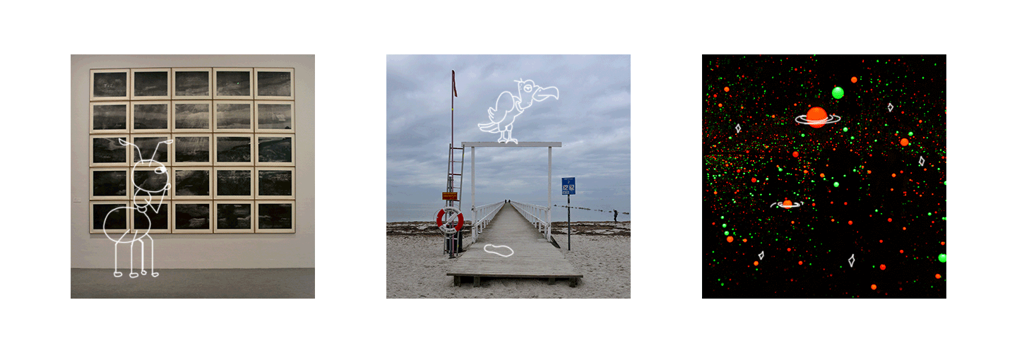 Above are the six animated gifs I created to accompany the physical journal