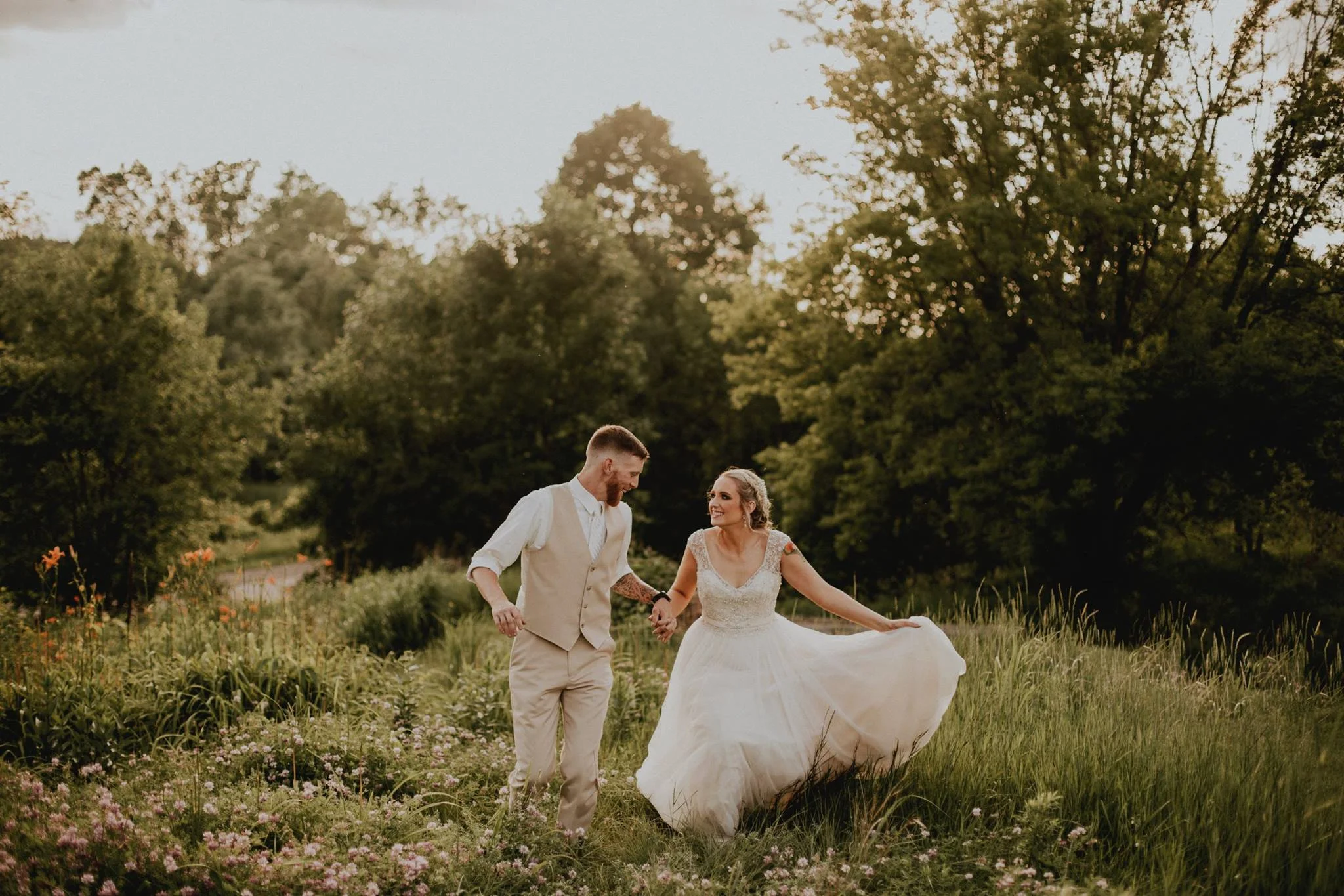 Dreamy, Pastel Barn Wedding in West Bend, Wisconsin  