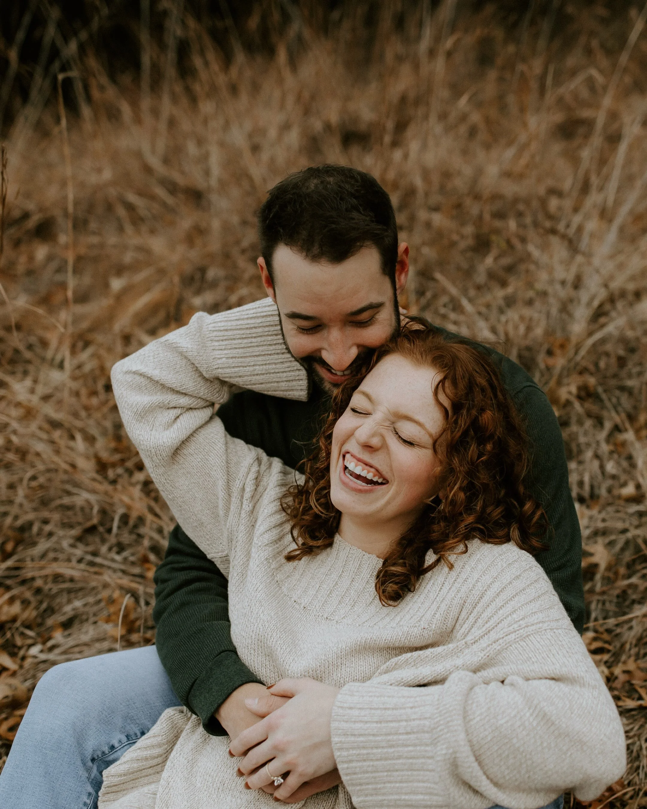 can&rsquo;t wait to get these two married next month! 

K+C brought me to a location that&rsquo;s super special to them for their engagement session. One they go to to relax + unwind in nature, right out the back door. The views of places I had grown