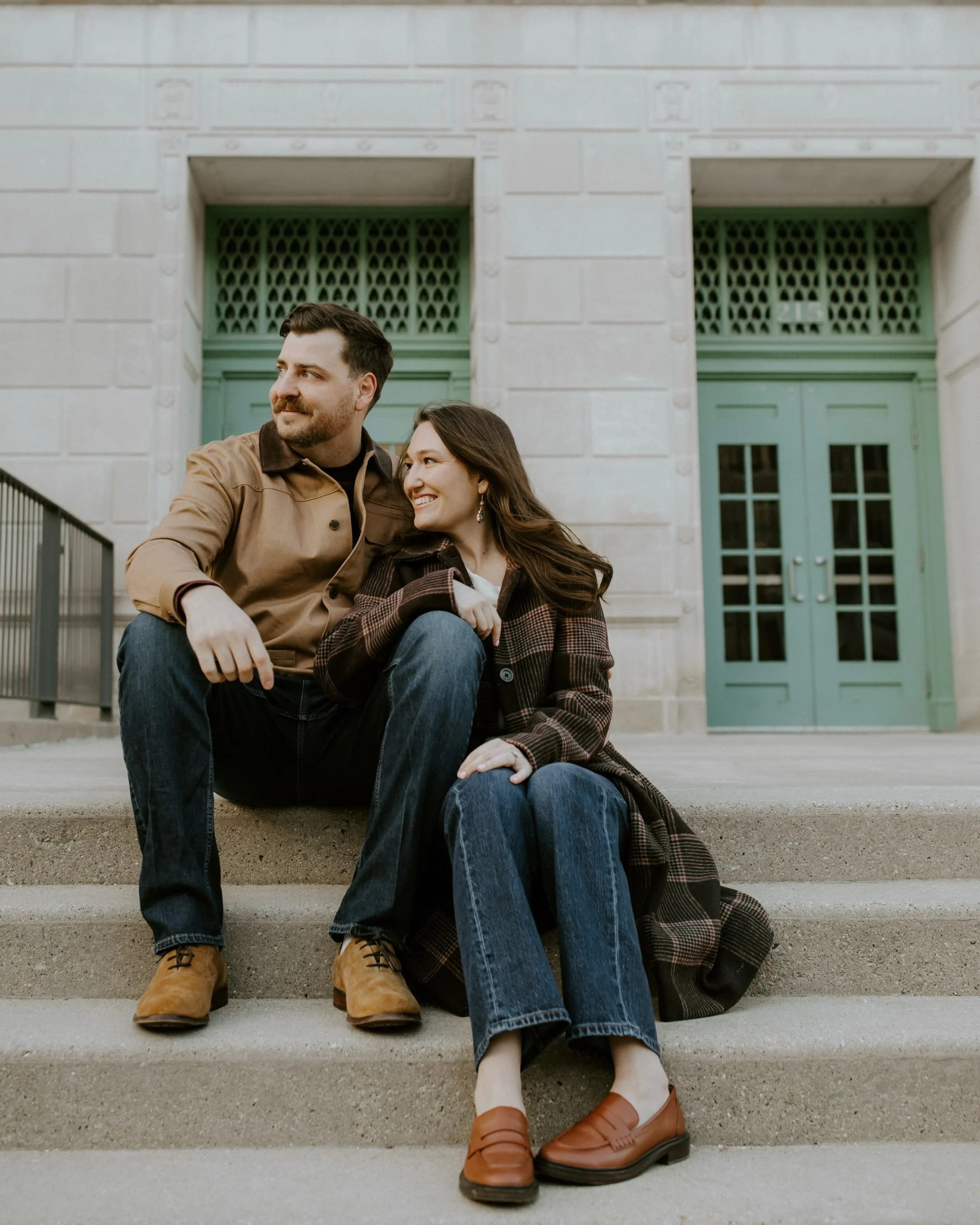 ahhh so excited to get these two married in February!! and I know the vibes will be right because @dj_turia will be behind the deck 😎😍 

C+M, we truly can&rsquo;t wait to celebrate you two! 

for their engagement session they wanted simple city vib