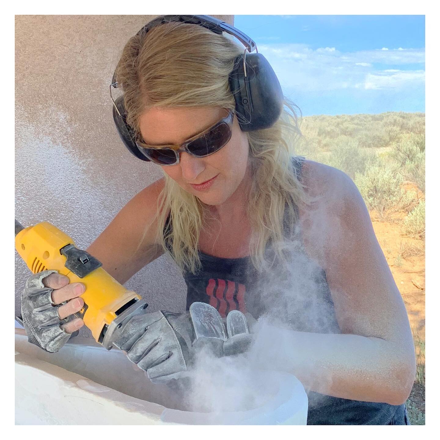 It&rsquo;s back to the dust &amp; the grind 
.
.
.
.
.
#taos #taosartist #taosnewmexico #newmexicotrue #stonecarving #sculpture #southweststyle