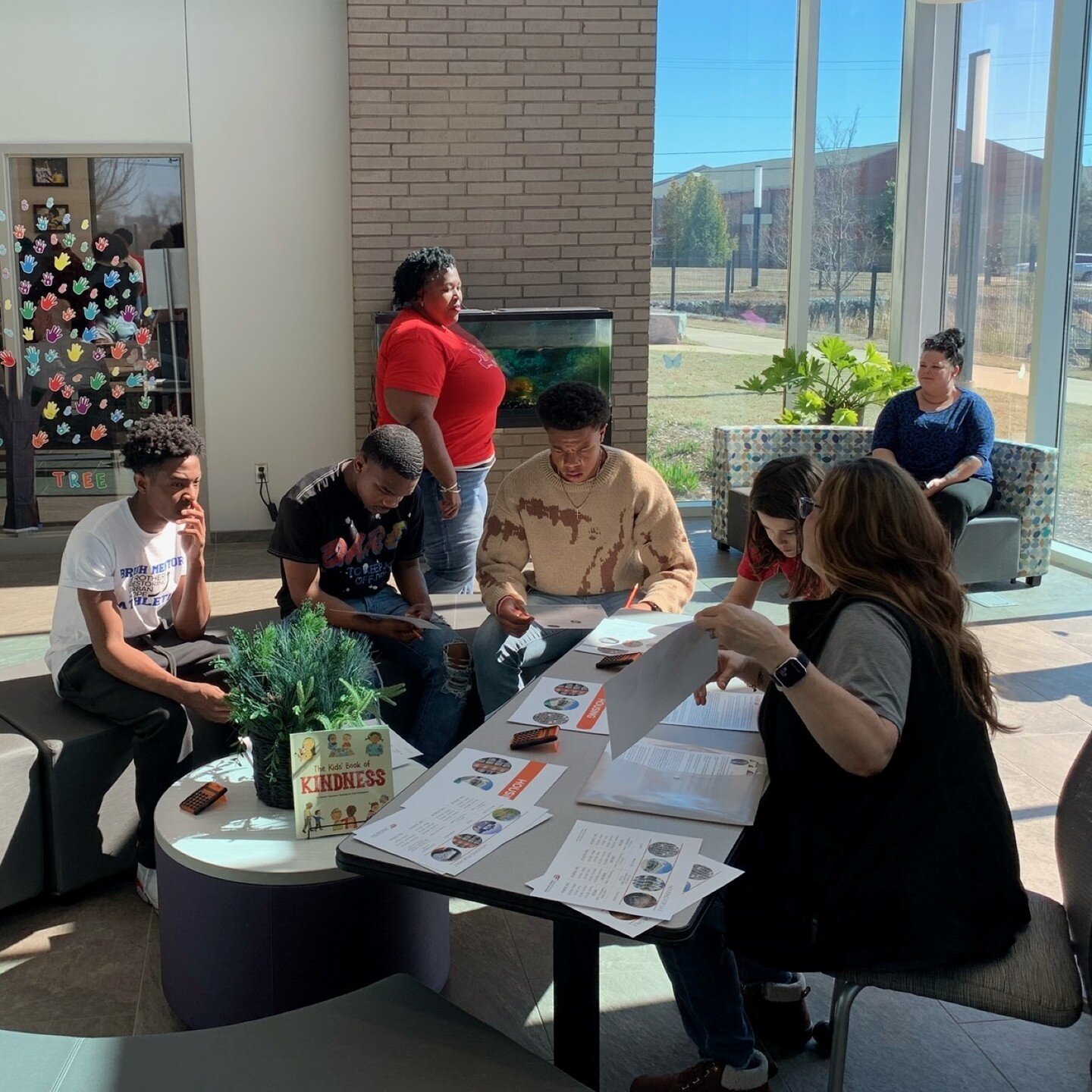 Reality of Money simulations are one of our favorite ways to give back to the community! Students are given a personal profile with a career, salary, education level, and family members. They're let loose and asked to make financial decisions based o