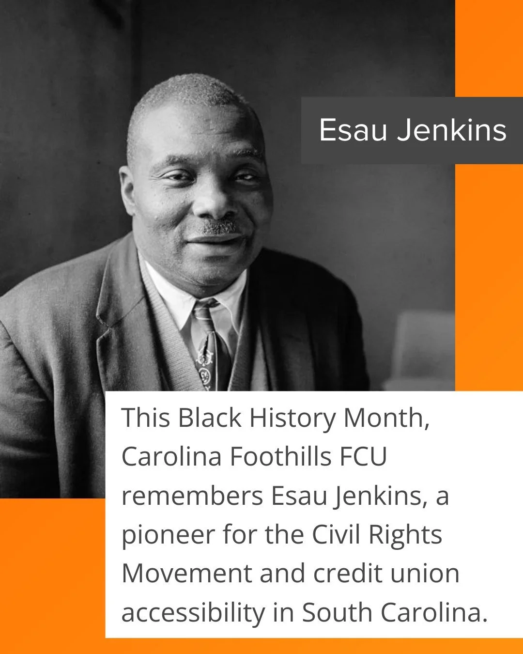 #blackhistorymonth #EsauJenkins #creditunionhero