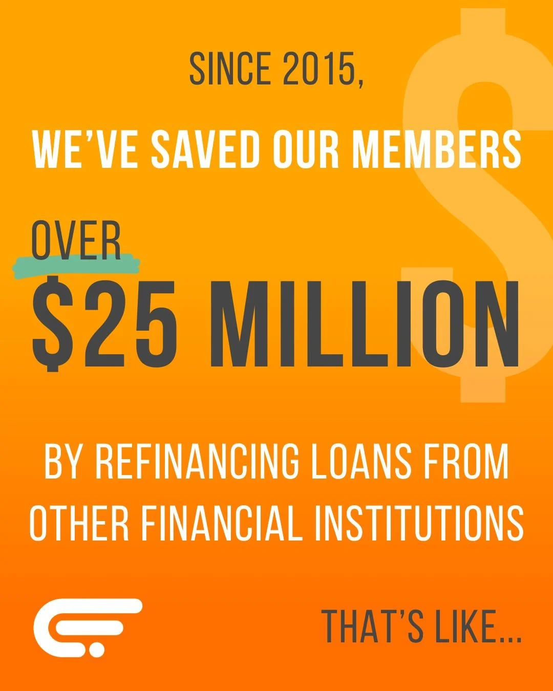 Refinancing is when we purchase your loan from the original lender and change the conditions of the loan. This could include*...
💸Lower Interest Rate
💸New Payment Schedule
💸New or Longer Term
If you're paying too much on a loan from another financ