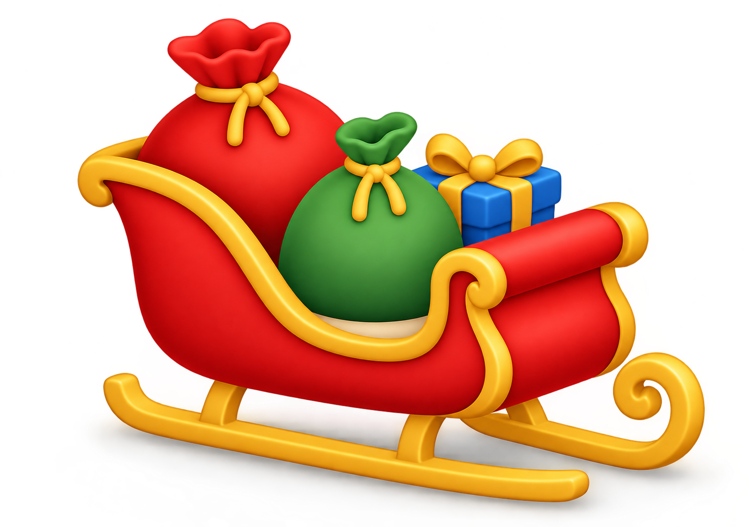 Sleigh with Gifts Emoji