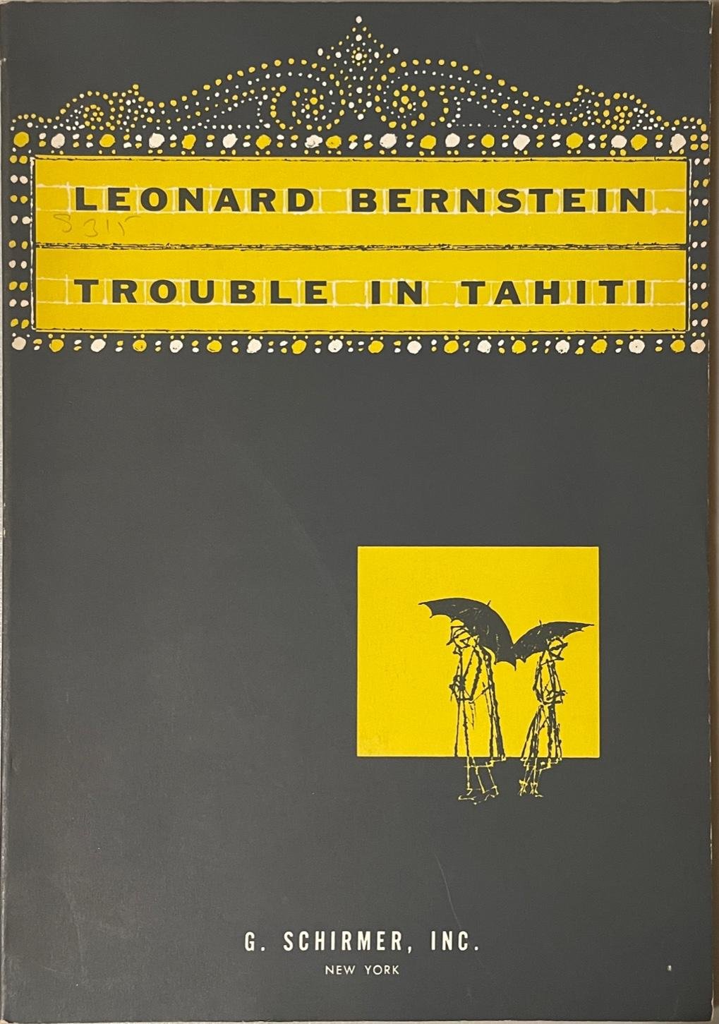 TROUBLE IN TAHITI - Bernstein (role &amp; house debut)
