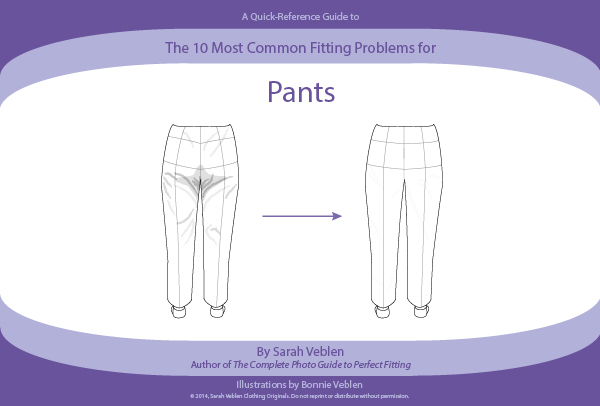 Pants Quick-Reference Fitting Guide - $10.00 — Sarah Veblen Clothing ...