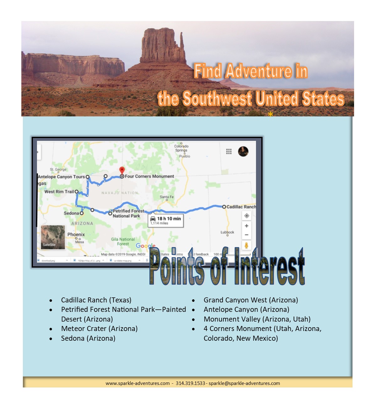Find Adventure in the Southwest United States - Sparkle Adventures