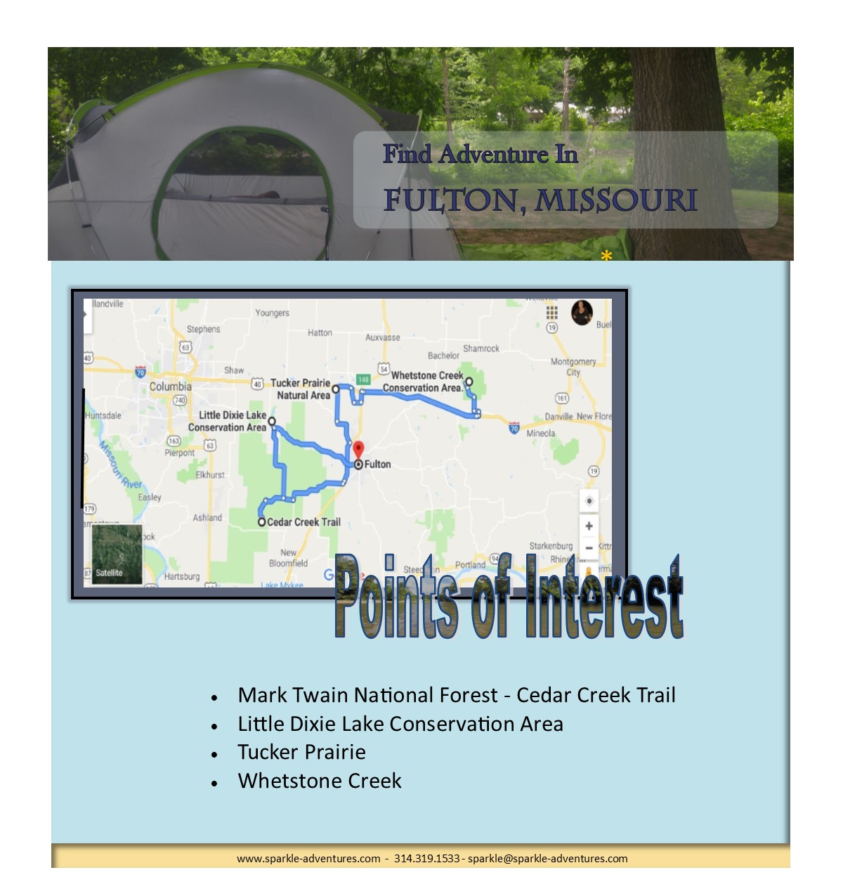 Find Adventure in Fulton, Missouri - Sparkle Adventures