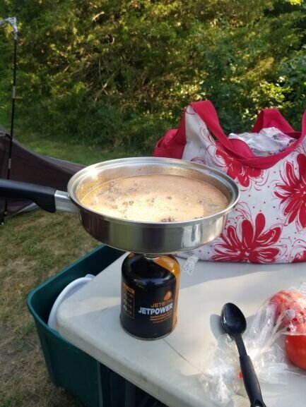 One pot meals on the Snow Peak Giga Power backpacking stove