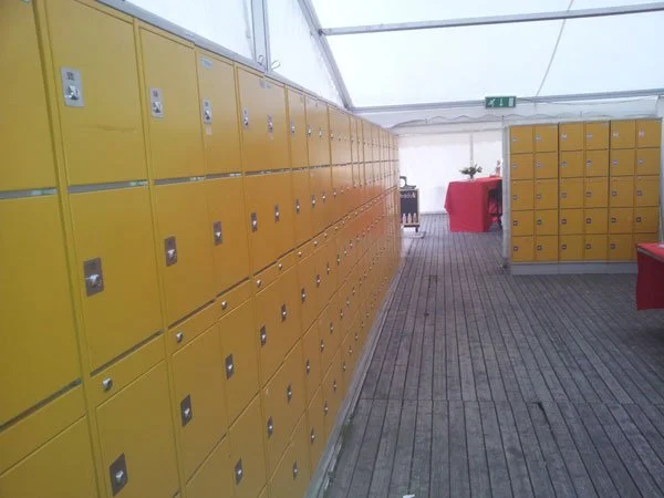 XL Lockers aanwezig