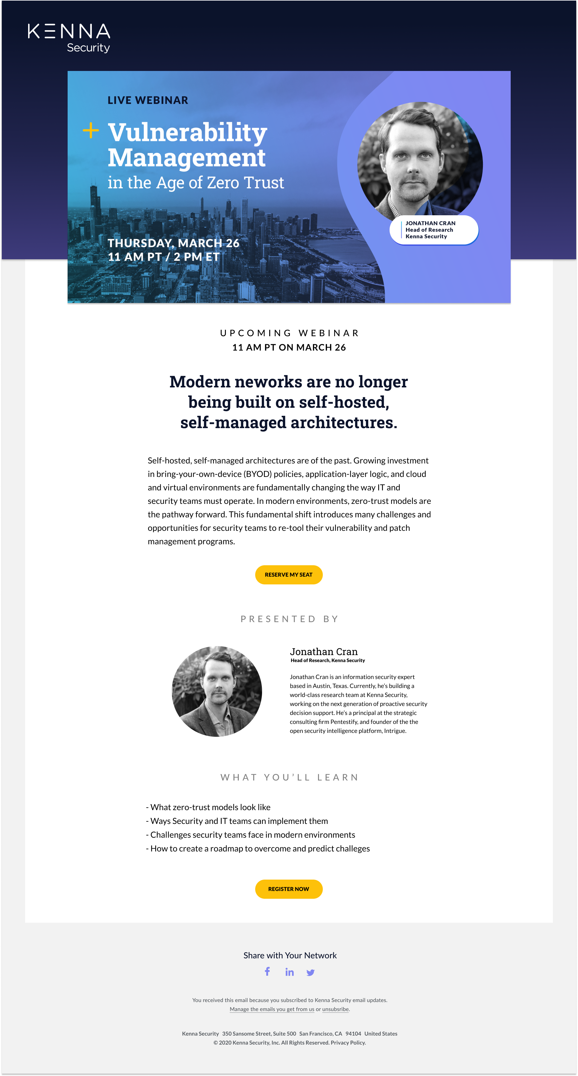 Within one month of launch, we saw a 36% increase in webinar registrations.