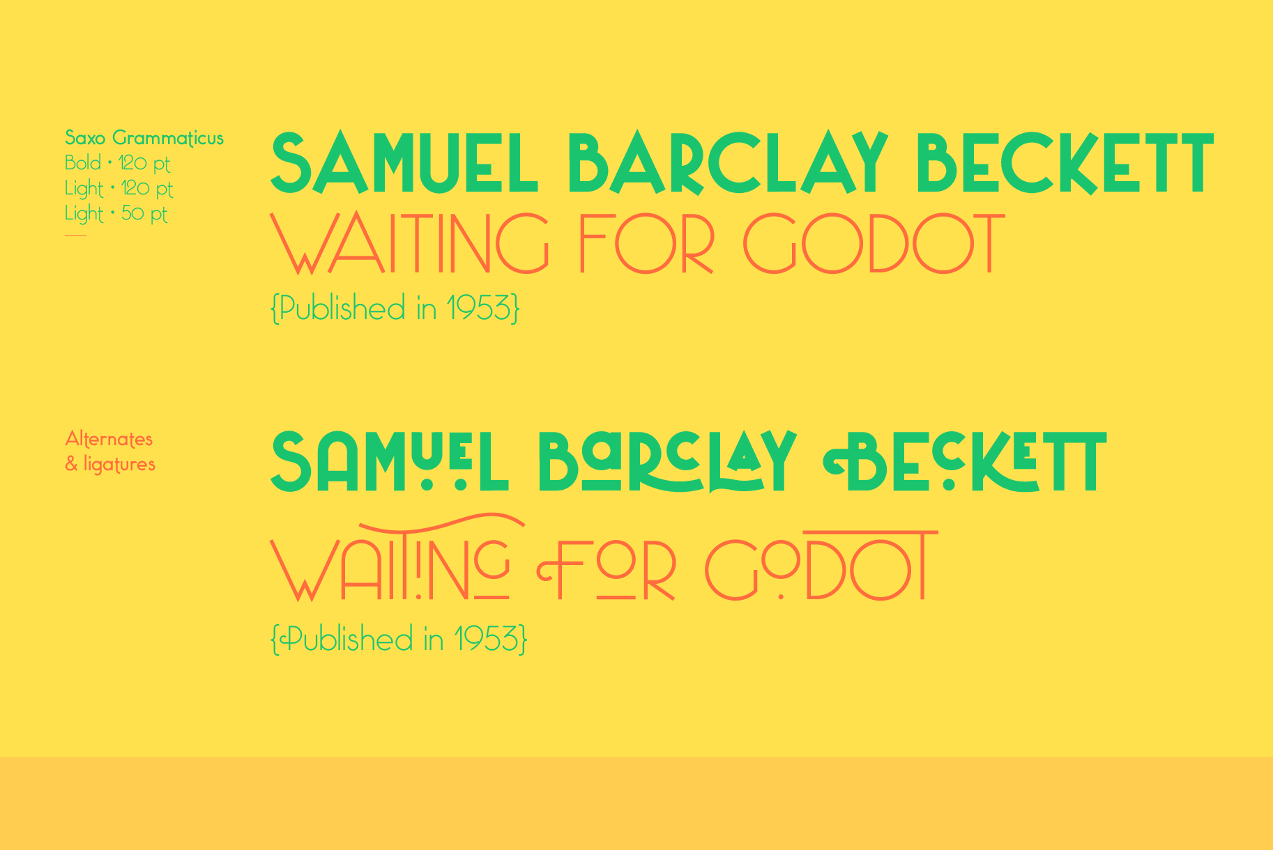 9 Saxo Grammaticus - Sans Serif Font - Ligatures and alternates example.png
