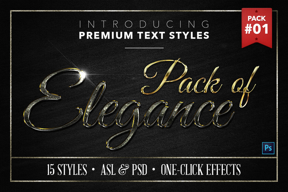Premium PSD, Stylish text effect