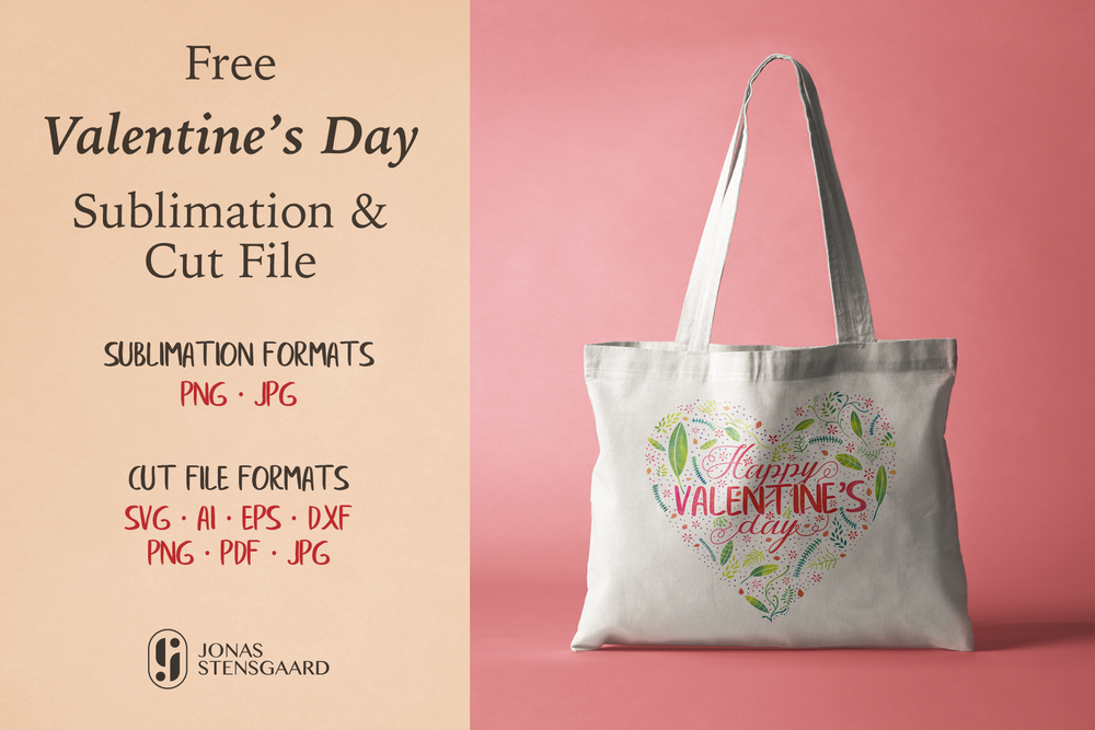 Download Valentine S Day Sublimation Cut Files Jonas Stensgaard A Passionate Graphic Designer PSD Mockup Templates