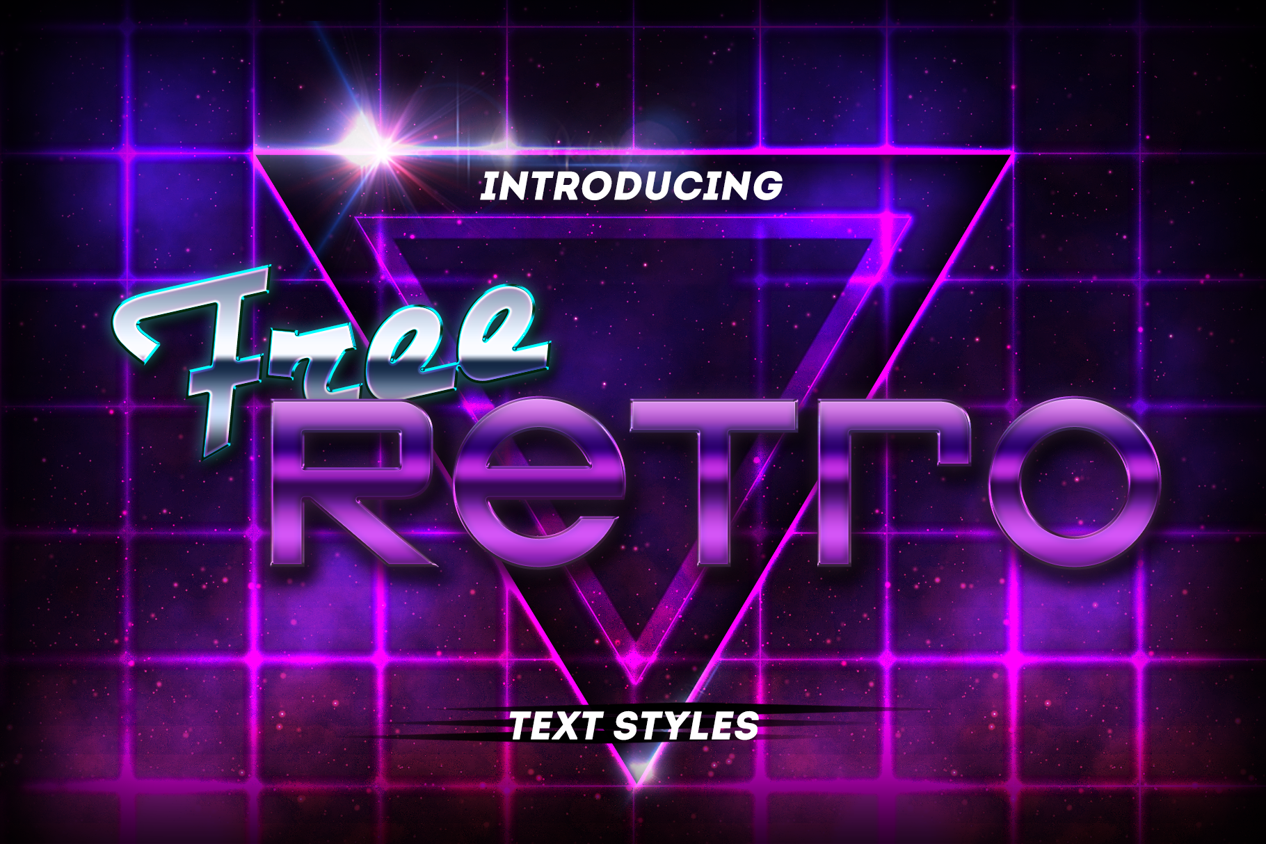 Three Retro Text Effects