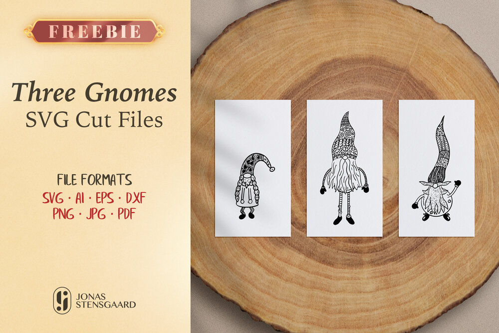 Download Three Gnomes Svg Files Jonas Stensgaard A Passionate Graphic Designer