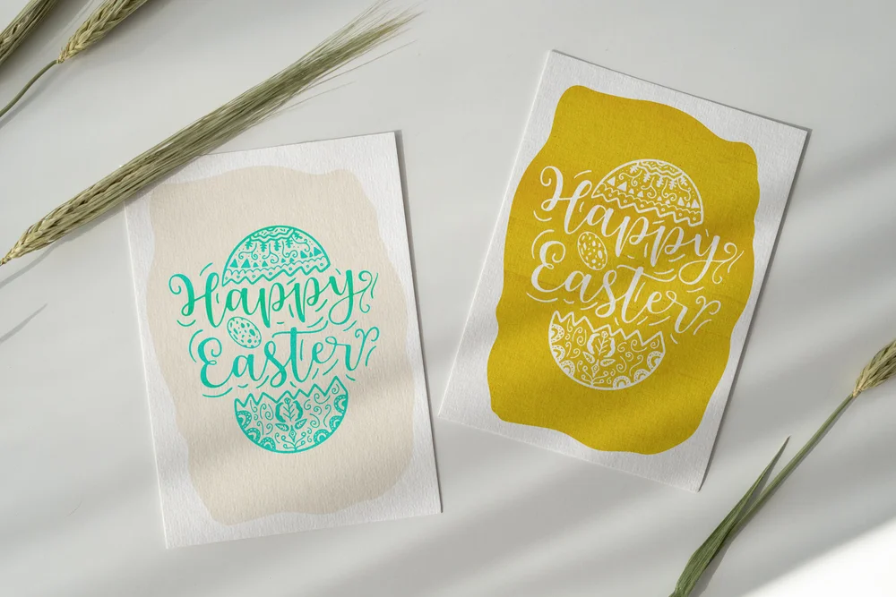 Download Happy Easter Svg Cut File With Greeting And Egg Shape Jonas Stensgaard A Passionate Graphic Designer