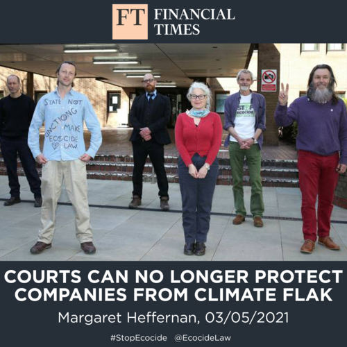      

 
   Action on climate change clearly isn’t radical any more. It’s mainstream, required by law and increasingly demanded by the population.  By Margaret Heffernan in the   Financial Times      03/05/2021 
 




















  
  



     