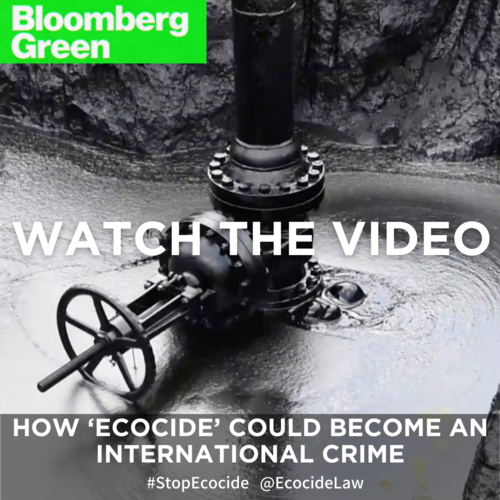      

 
   Some environmental lawyers want to make destruction of an ecosystem an international crime -- “ecocide” -- on par with genocide or war crimes.    Bloomberg Green  , 25/06/2021 
 




















  
  



     