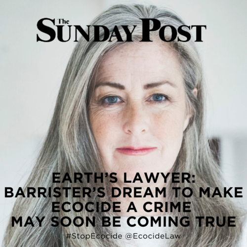      

 
   Few believe that just one person can change the world but if anyone came close, it was Polly Higgins.  By Alice Hinds for  The Sunday Post , 20/09/2021 
 




















  
  



     