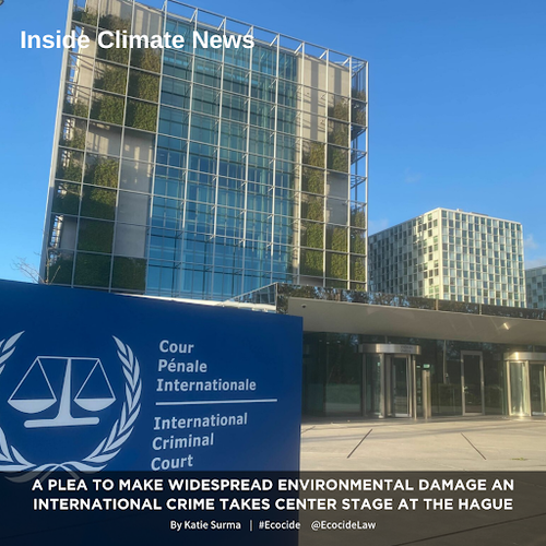      

 
   The campaign to make ecocide an international crime took center stage in the Hague on Tuesday as Bangladesh, Samoa and Vanuatu advocated criminalizing environmental destruction during a virtual forum at the annual meeting of the Internati