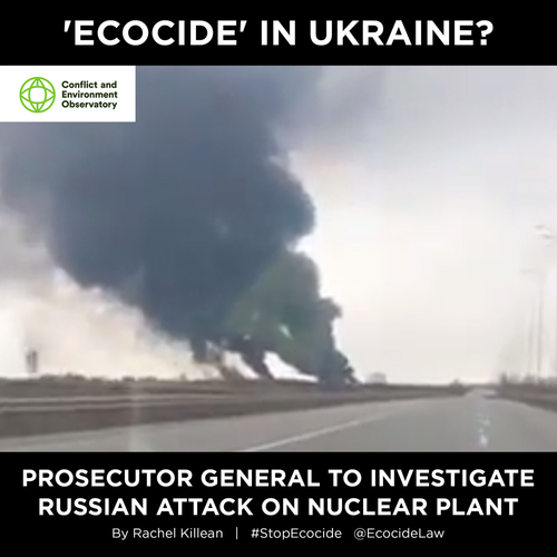      

 
   The conflict reveals the limits of state accountability for environmental harm in war.  By Rachel Killean for  Conflict and Environment Observatory , 07/03/2022 
 




















  
  



     