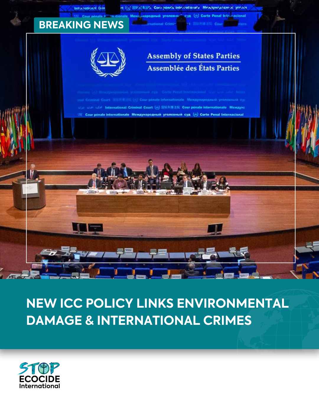 Historic ICC Policy Puts Ecological Harm at the Centre of International Criminal Law