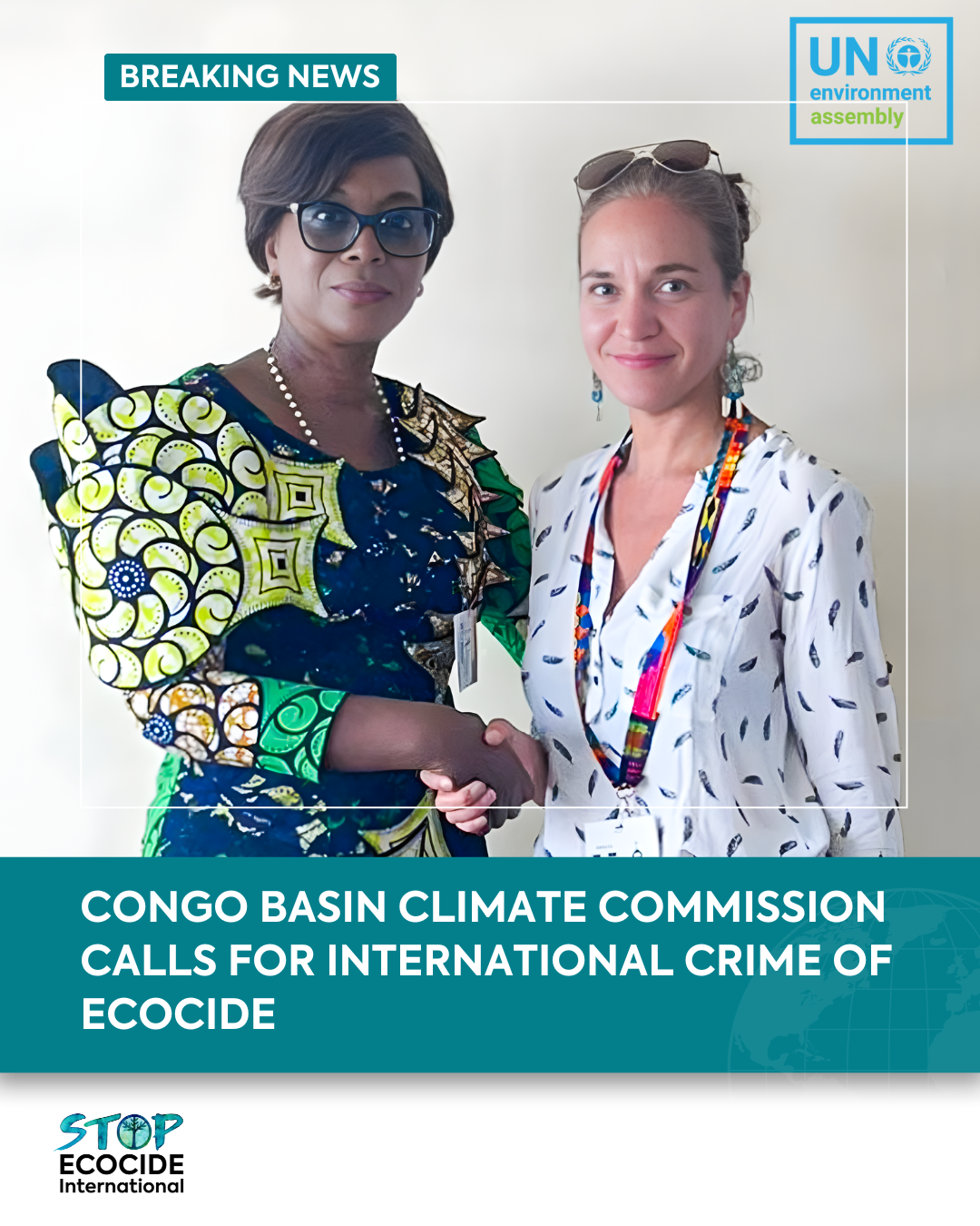 Congo Basin Climate Commission (CBCC), representing 17 states, calls for ecocide to be recognised as an international crime