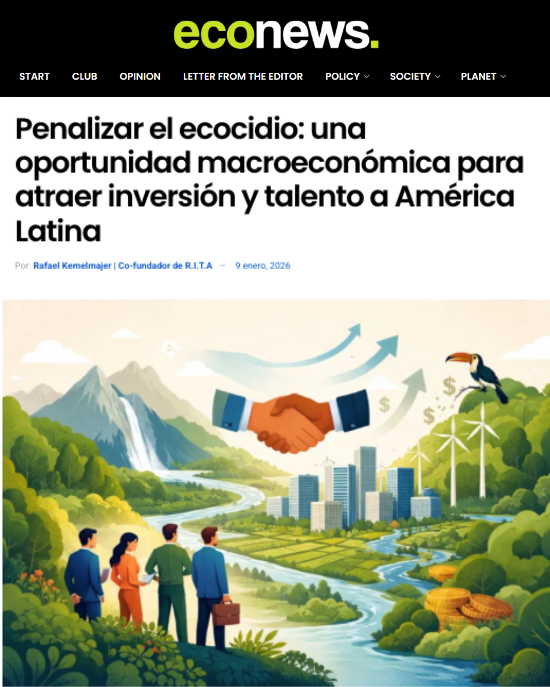 Criminalising ecocide: a macroeconomic opportunity to attract investment and talent to Latin America