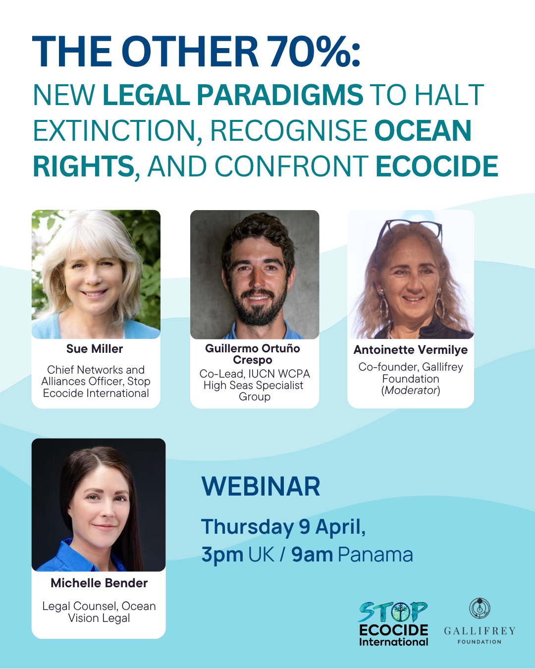 L'altro 70%: nuovi paradigmi giuridici per fermare l'estinzione, riconoscere i diritti degli oceani e contrastare l'ecocidio