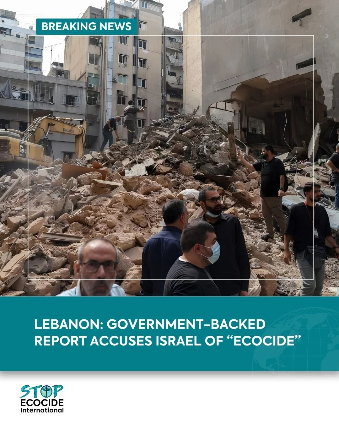 Líbano: Un informe respaldado por el Gobierno acusa a Israel de «ecocidio».