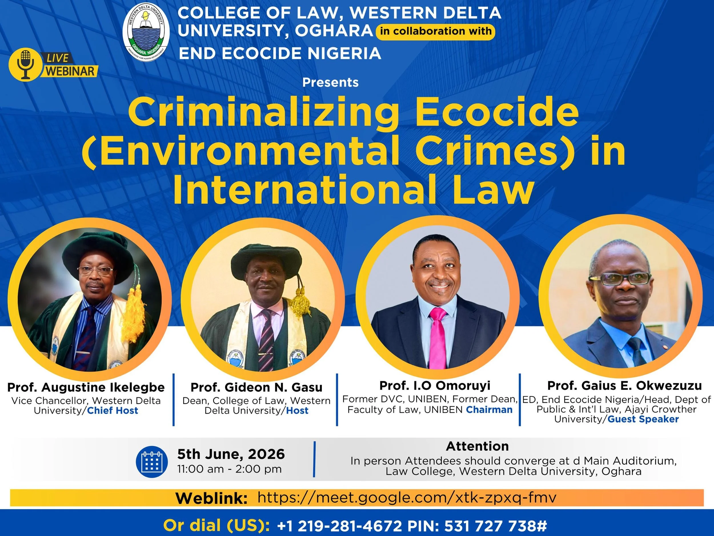 La criminalisation de l'écocide (crimes contre l'environnement) en droit international