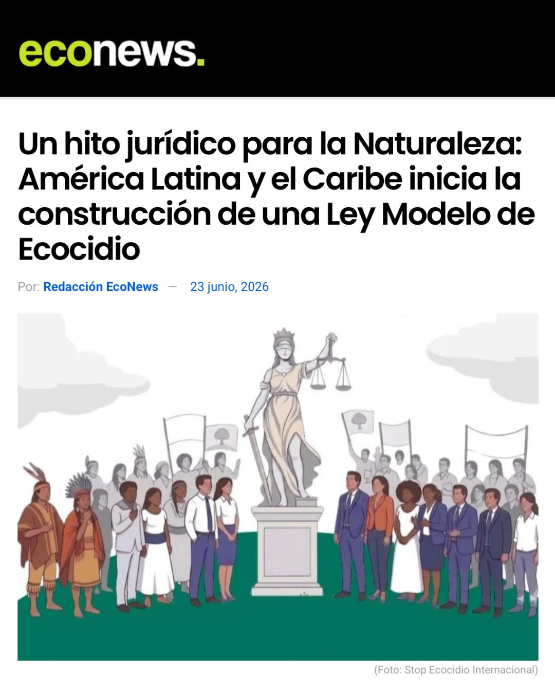 A legal milestone for nature: Latin America and the Caribbean begin drafting a Model Law on Ecocide