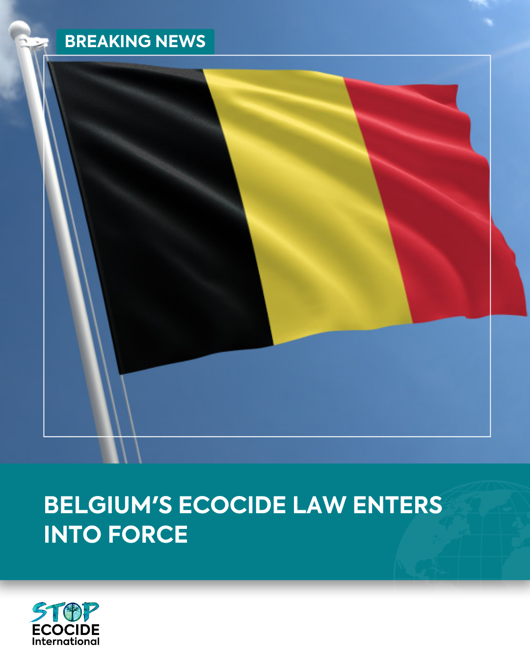 Belgium's ecocide law enters into force