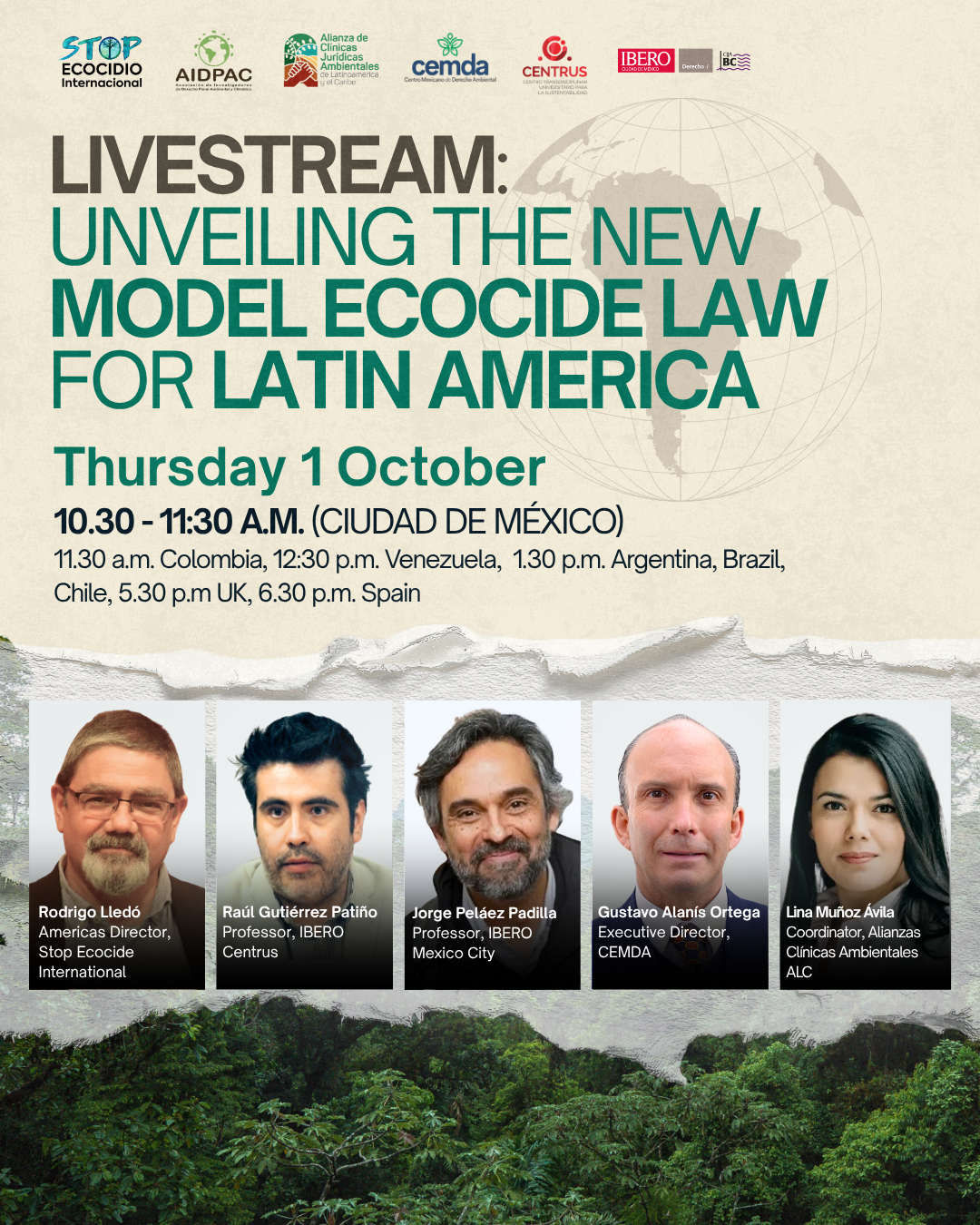 Livestream: Unveiling the New Model Ecocide Law for Latin America