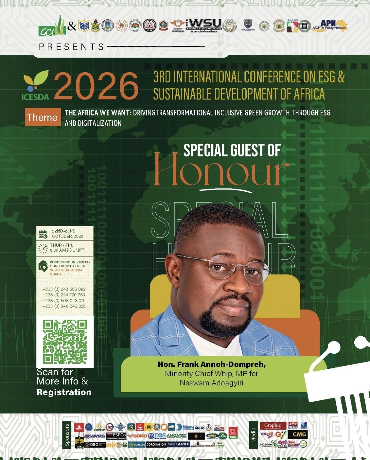 The Africa We Want: Driving Africa's Transformational Inclusive Green Growth through ESGs and Digitalization Considerations