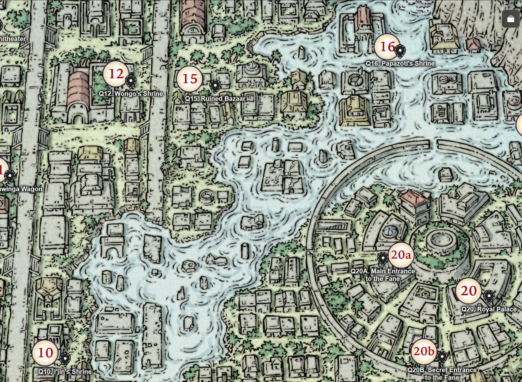 Map Pins &amp; Districts