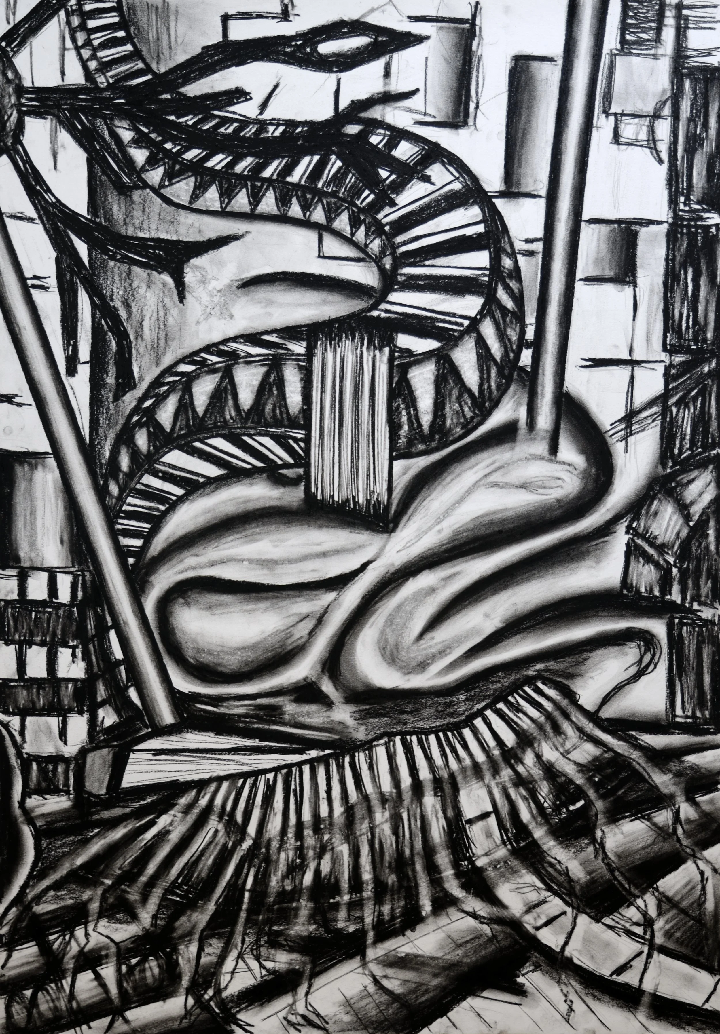 1. 2012 MD1, 100x70cm, conte on paper .JPG