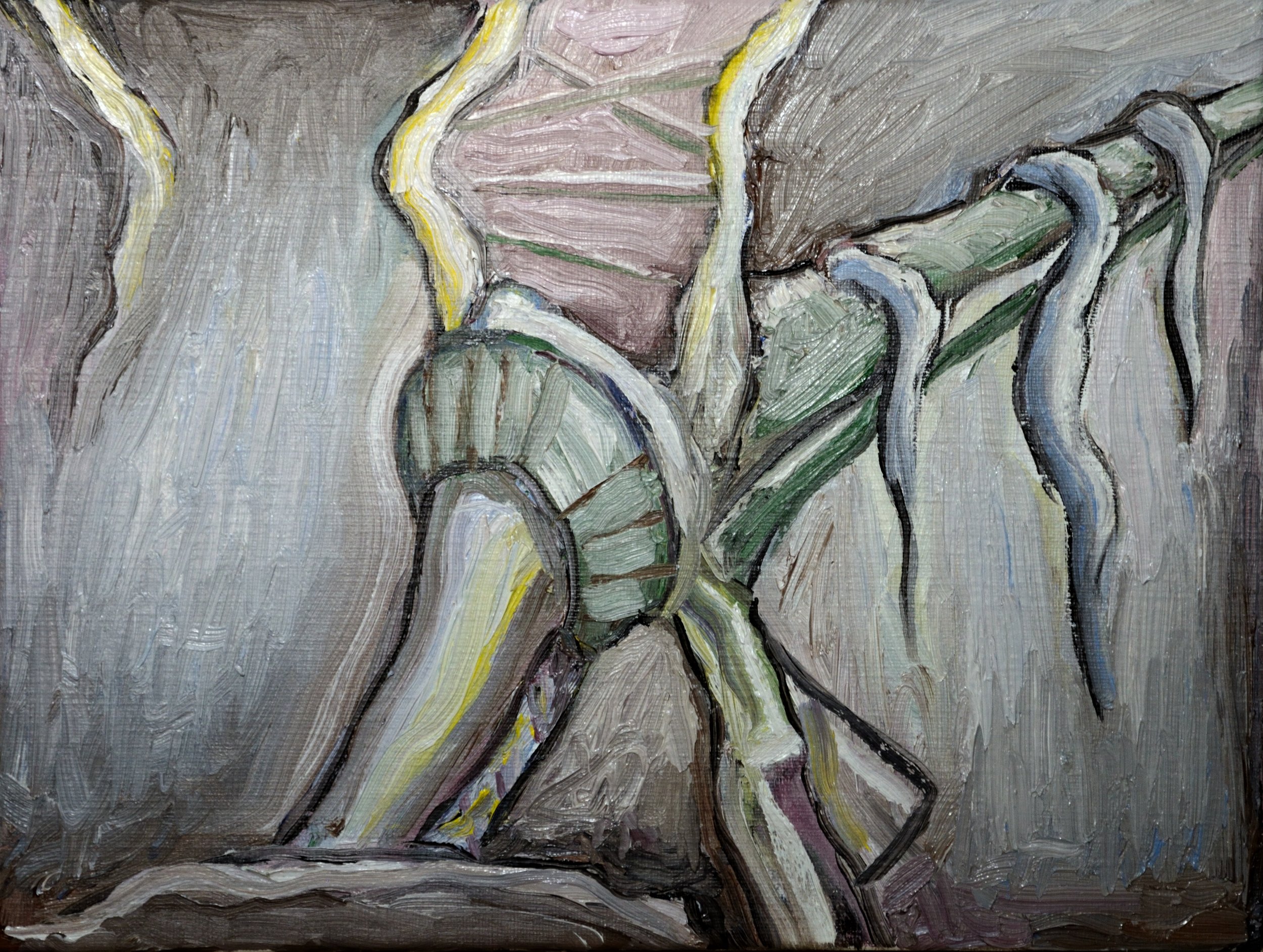 The Transfixing Experience, 50x65cm oil on canvas