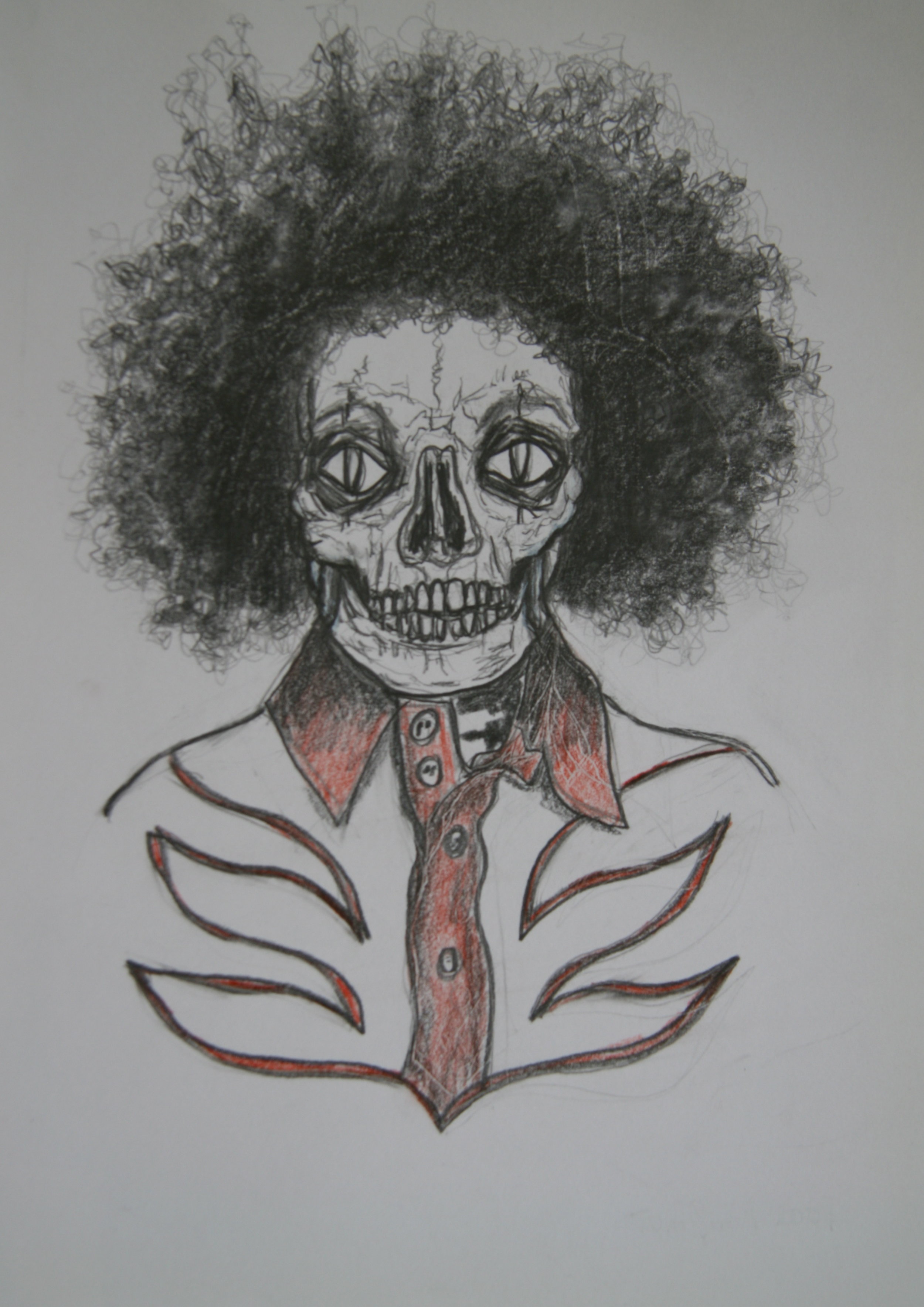 Skull 3, 30x21cm, pencil on paper